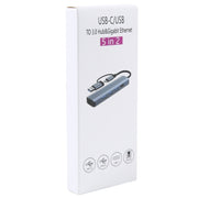 BYL-2208 Adattatore HUB docking station multifunzione USB + USB-C / da tipo C a USB 5 in 2, BYL-2208