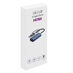 Adattatore HUB USB Tipo-C a RJ45 2 in 1 BYL-2207