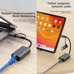 Adattatore HUB USB Tipo-C a RJ45 2 in 1 BYL-2207