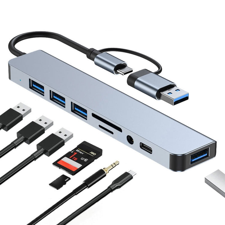 Adattatore HUB USB-C 8 in 1 docking station BYL-2218TU