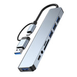 Adattatore HUB USB-C 8 in 1 docking station BYL-2218TU