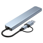 Adattatore HUB USB-C 8 in 1 docking station BYL-2218TU