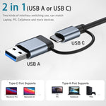 Adattatore HUB USB-C 8 in 1 docking station BYL-2218TU