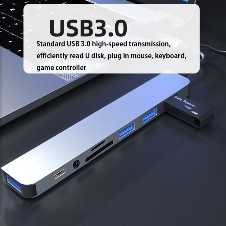 Adattatore HUB USB-C 8 in 1 docking station BYL-2218TU