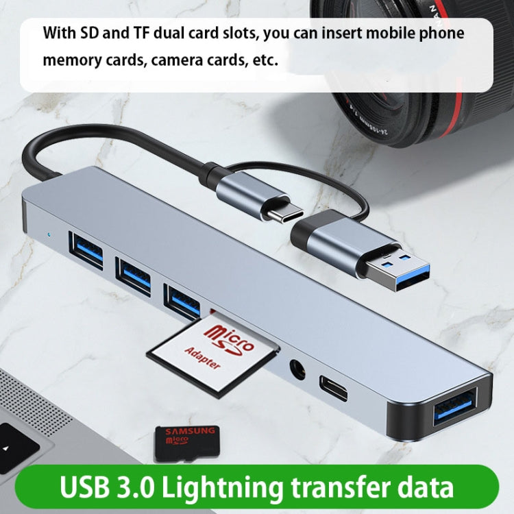 Adattatore HUB USB-C 8 in 1 docking station BYL-2218TU