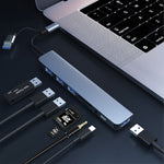 Adattatore HUB USB-C 8 in 1 docking station BYL-2218TU