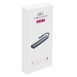 Adattatore HUB USB-C 5 in 1 con porta di rete 1000M