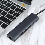 Adattatore HUB USB-C 5 in 1 con porta di rete 1000M