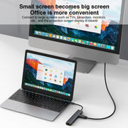 BYL-2303 Adattatore HUB docking station multifunzione da USB-C/Tipo-C a USB 7 in 1, BYL-2303