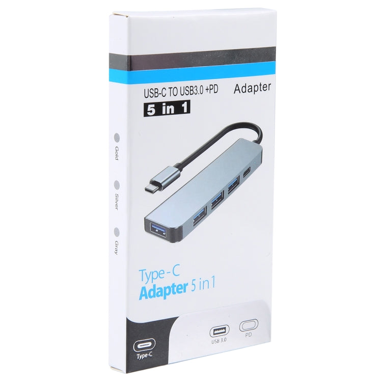 Adattatore HUB USB-C a USB 5 in 1 BYL-2301
