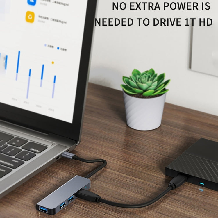 Adattatore HUB USB-C a USB 5 in 1 BYL-2301