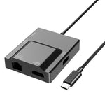 Adattatore HUB USB-C 5 in 1 con HDMI, RJ45, USB3.0