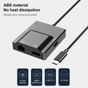 NK-3057HDMI Adattatore HUB docking station convertitore multifunzione USB-C / Type-C 5 in 1, NK-3057HDMI