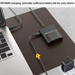 Adattatore HUB USB-C 5 in 1 con HDMI, RJ45, USB3.0