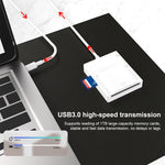 Hub USB-C 4 in 1 con Lettore Schede SD/TF/CF/MS