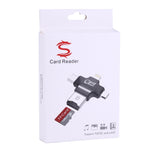 Lettore schede TF 4 in 1 USB-C, USB 2.0, Micro USB e 8 pin