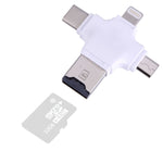 Lettore schede TF 4 in 1 USB-C, USB 2.0, Micro USB e 8 pin