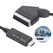 Cavo adattatore audio video convertitore da Scart a HDMI compatibile, Scart To HDMI