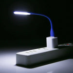 Lampada da lettura flessibile con interfaccia USB a 6 LED con alimentatore americano, Light + Adapter