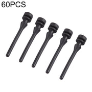 Vite per ventola per computer in gomma siliconica per unghie smorzante morbida da 60 pezzi da 40 mm, 60 PCS 40mm, 60 PCS 40mm (Blue)