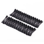 Vite per ventola per computer in gomma siliconica per unghie smorzante morbida da 60 pezzi da 40 mm, 60 PCS 40mm, 60 PCS 40mm (Blue)