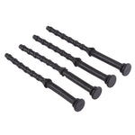 Vite per ventola per computer in gomma siliconica per unghie smorzante morbida da 4 pezzi da 65 mm, 4 PCS 65mm
