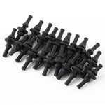 Vite per ventola per computer in gomma siliconica per unghie smorzante morbida da 20 pezzi da 29,9 mm, 20 PCS 29.9mm