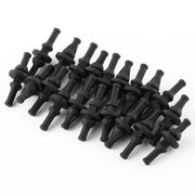 Vite per ventola per computer in gomma siliconica per unghie smorzante morbida da 20 pezzi da 29,9 mm, 20 PCS 29.9mm