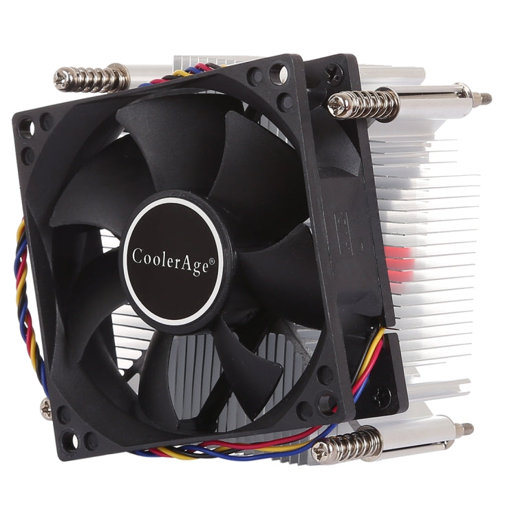 Dissipatore di calore con ventola silenziosa silenziosa per CPU a 4 pin per Intel 1155/1151/i3/i5, Intel 1155 / 1151 / i3 / i5