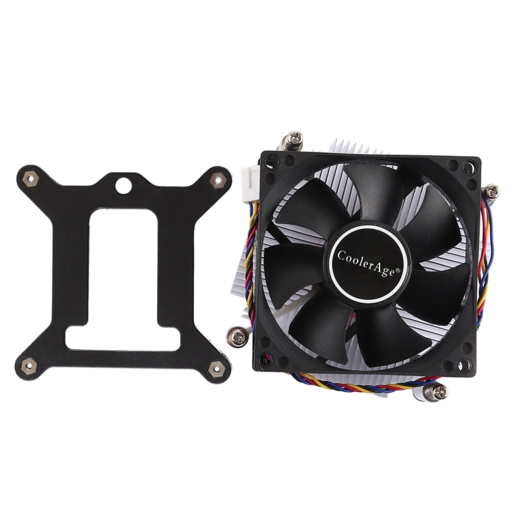 Dissipatore di calore con ventola silenziosa silenziosa per CPU a 4 pin per Intel 1155/1151/i3/i5, Intel 1155 / 1151 / i3 / i5