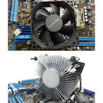 Dissipatore di calore con ventola silenziosa silenziosa per CPU a 4 pin per Intel 1155/1151/i3/i5, Intel 1155 / 1151 / i3 / i5