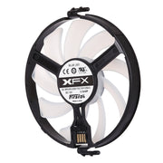 Ventola per scheda grafica GPU Cooler Ventola per schede VGA Ventola di raffreddamento per XFX RX470 RX480, con luce rossa, Red Light