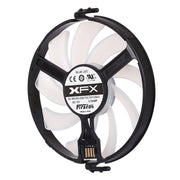 Ventola per scheda grafica GPU Cooler Ventola per schede VGA Ventola di raffreddamento per XFX RX470 RX480, con luce rossa, Red Light