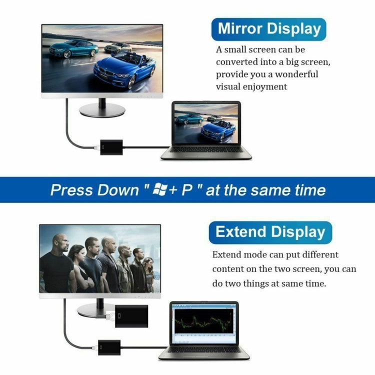 Cavo convertitore scheda grafica esterna da USB 3.0 a HDMI