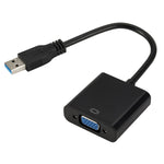Cavo convertitore scheda grafica esterna da USB 3.0 a VGA, risoluzione: 1080P, 1080P (Black), 1080P (Blue), 1080P