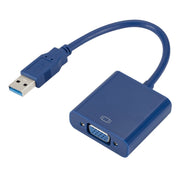 Cavo convertitore scheda grafica esterna da USB 3.0 a VGA, risoluzione: 1080P, 1080P (Black), 1080P (Blue), 1080P
