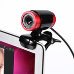 HXSJ A860 Webcam HD 30fps 480P per desktop/laptop, con microfono fonoassorbente da 10 m, lunghezza: 1,4 m, A860 Black, A860 Grey, A860 Blue, A860 Red, A860 Red + Black
