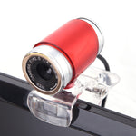 HXSJ A860 Webcam HD 30fps 480P per desktop/laptop, con microfono fonoassorbente da 10 m, lunghezza: 1,4 m, A860 Black, A860 Grey, A860 Blue, A860 Red, A860 Red + Black