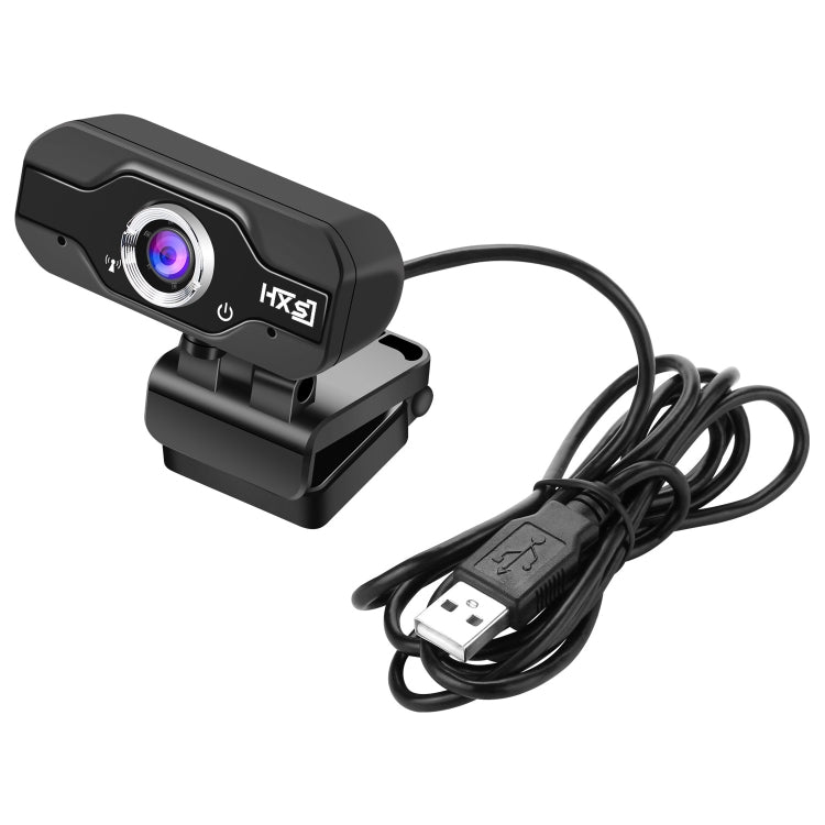 HXSJ S50 Webcam HD 30fps 100 Megapixel 720P per desktop/laptop/Smart TV, con microfono fonoassorbente da 10 m, lunghezza cavo: 1,4 m, S50