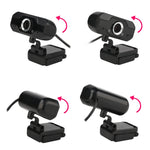 HXSJ S50 Webcam HD 30fps 100 Megapixel 720P per desktop/laptop/Smart TV, con microfono fonoassorbente da 10 m, lunghezza cavo: 1,4 m, S50