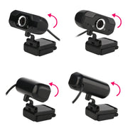HXSJ S50 Webcam HD 30fps 100 Megapixel 720P per desktop/laptop/Smart TV, con microfono fonoassorbente da 10 m, lunghezza cavo: 1,4 m, S50