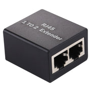 Prolunga per testa di espansione in lega di alluminio RJ45 da 1 a 2, RJ45 1 to 2 Extender