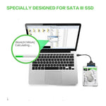 Cavo convertitore dati HDD USB-C/Type-C 3.1 maschio a SATA (15 pin + 7 pin), lunghezza: 20 cm, Type-C to SATA