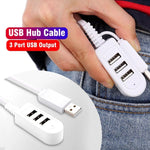 Adattatore HUB USB A a 3 porte 30 cm