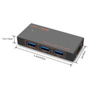 Dock di espansione convertitore HUB multifunzione USB 3.0 4 in 1 9573S