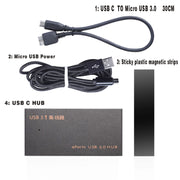 Dock di espansione convertitore HUB multifunzione USB 3.0 4 in 1 9573S