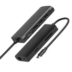Hub USB-C 8 in 1 con HDMI 4K, USB 3.0, RJ45 e slot SD/TF