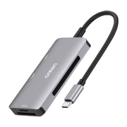 Onten 91882 Lettore di schede multifunzione 5 in 1 USB3.0 x3 + SD + TF + CF Type-C / USB-C OTG