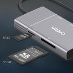 Hub USB-C 8 in 1 con HDMI, VGA, SD, TF e jack 3,5 mm