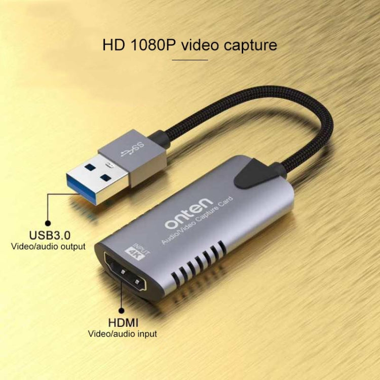 Onten US302 USB 3.0 Audio Video Capture Card, US302